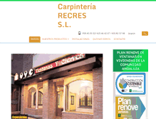 Tablet Screenshot of carpinteriarecres.com